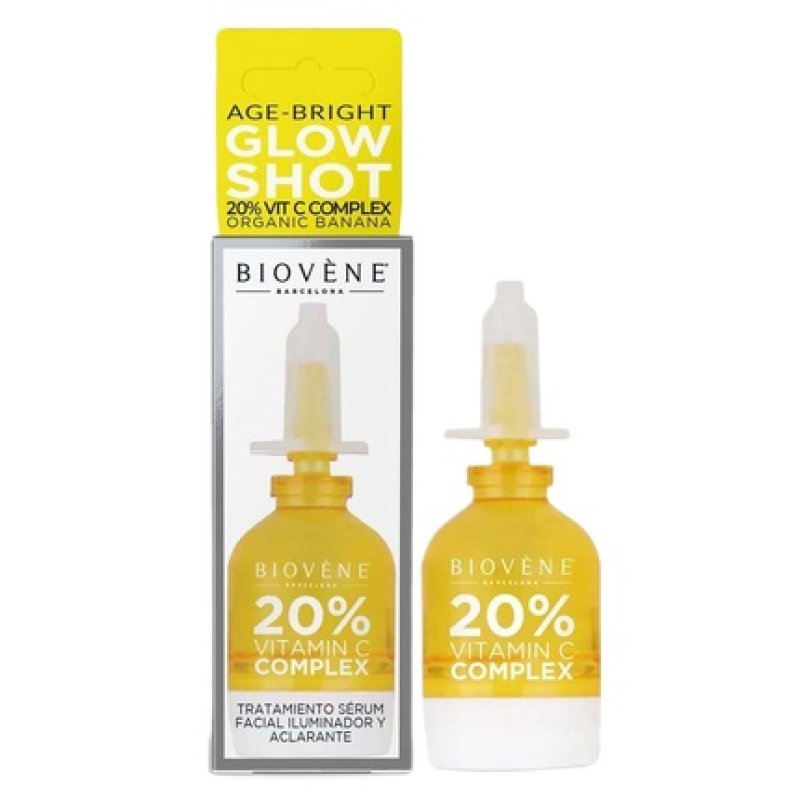 Biovene Glow Shot Age Bright 20 Vitamin C Serum For Face 10ml