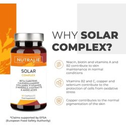 Solar Complex Sun Tanning Capsules Beta-Carotene Accelerator Tanning 30 Capsules