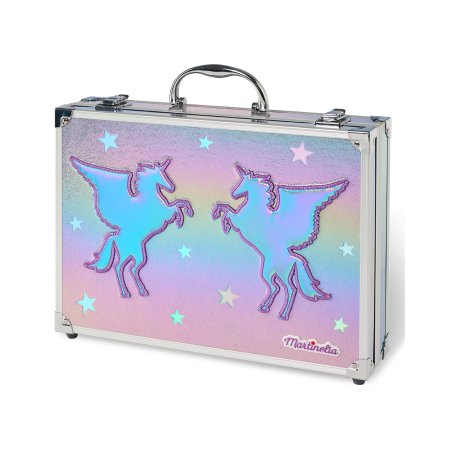 Aquarius Cosmetics Super Makeup Case In Suitcase Galaxy Dreams 34.5 X 27 X
