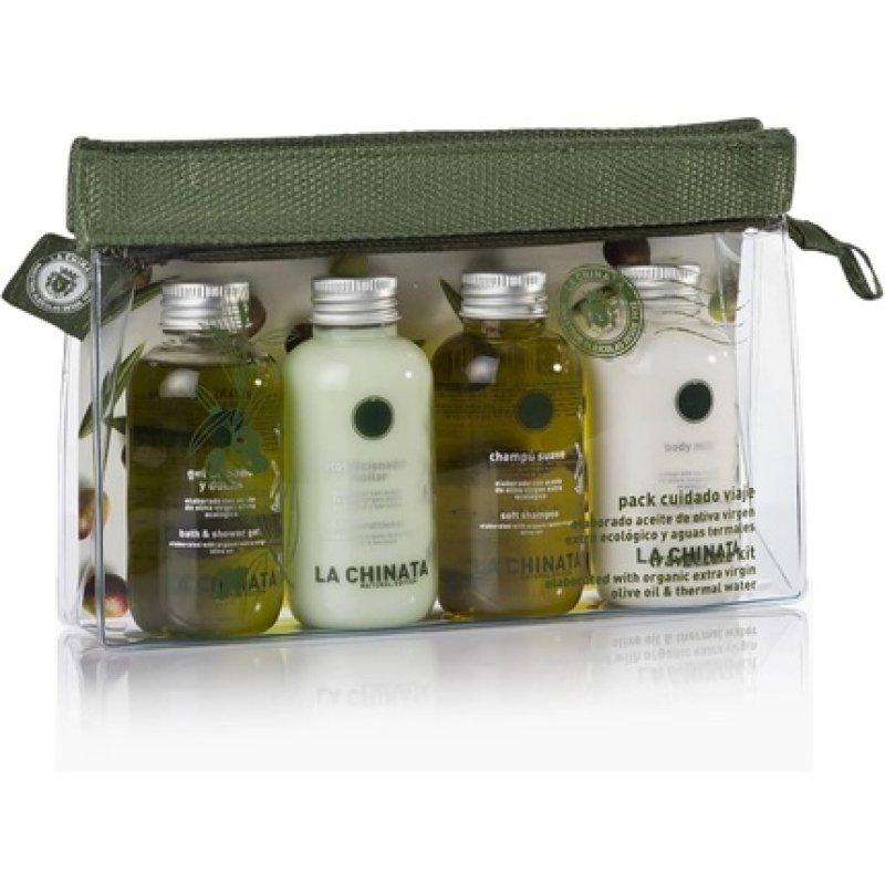 La Chinata Travel Care Pack Compact Set with Natural Products for Skin