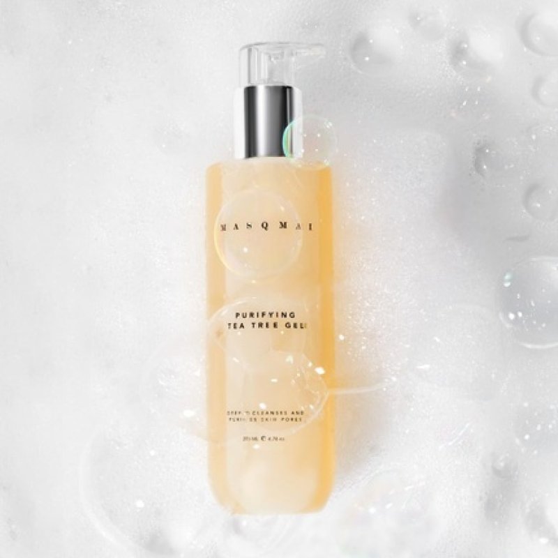 Masqmai Purifying Tea Tree Gel Cleansing Facial Gel with Tea Tree Oil
