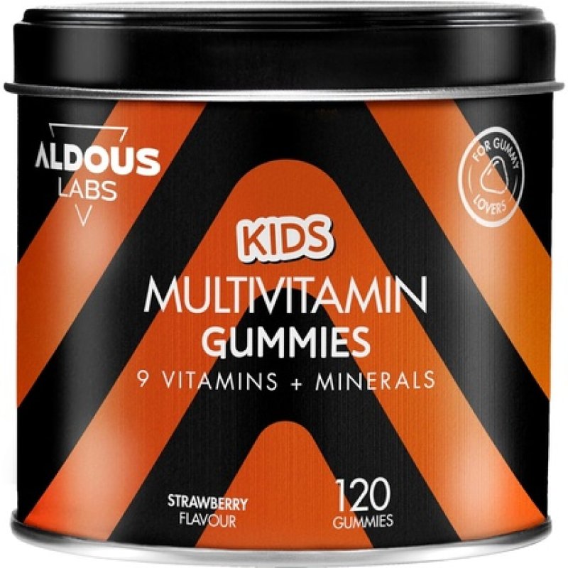 Multivitamin Gummies for Kids 120 Gummies with Natural Strawberry Flavor 12 Vitamins and Minerals Vitamins Biotin Zinc