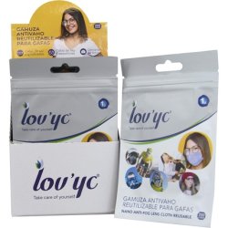 LOV YC Reusable Anti-Fog Cloth for Glasses and Lenses