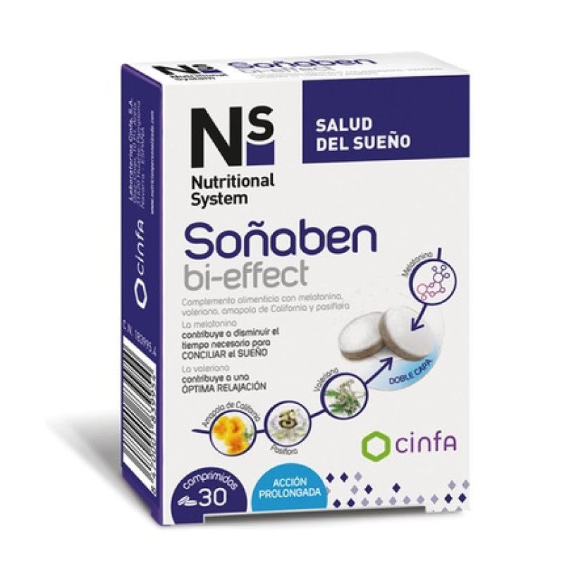 Ns Ns Sleepwell Dual Effect 30 Tablets - Sleep Aid