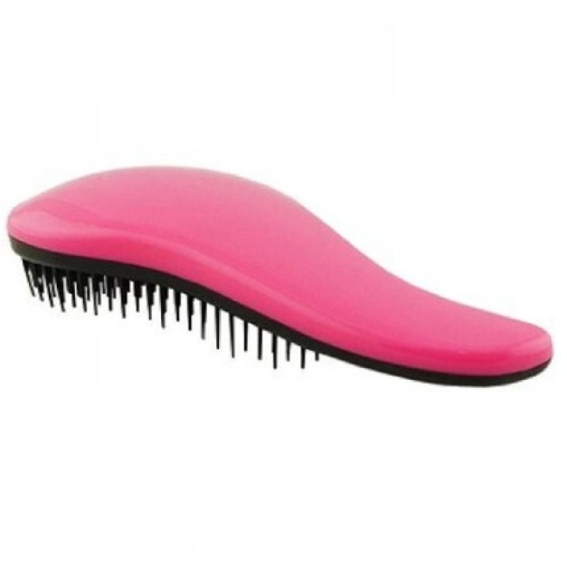 Hair Brush with Pink Handle
