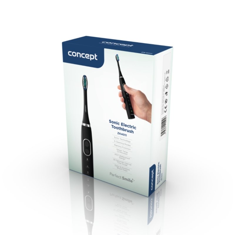 Concept Hausgerate Zk4011 Sonic Electric Toothbrush Zwith Travel Bag, 2