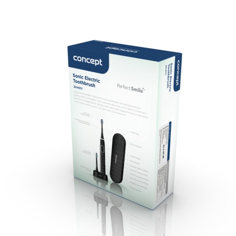 Concept Hausgerate Zk4011 Sonic Electric Toothbrush Zwith Travel Bag, 2