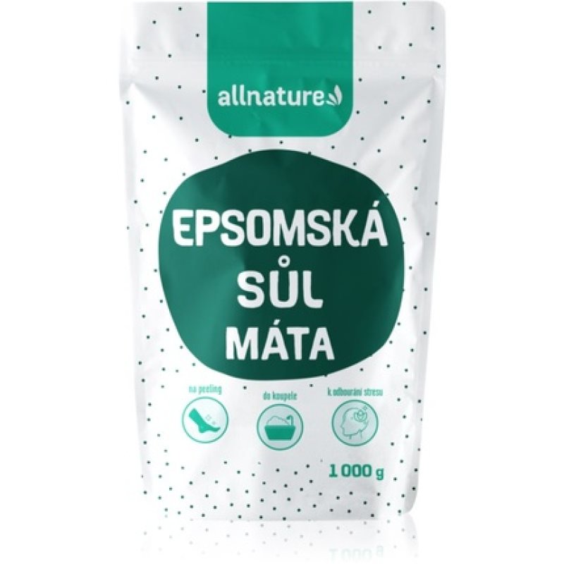 Allnature Epsom Salt Mint Bath Salt 1000 g