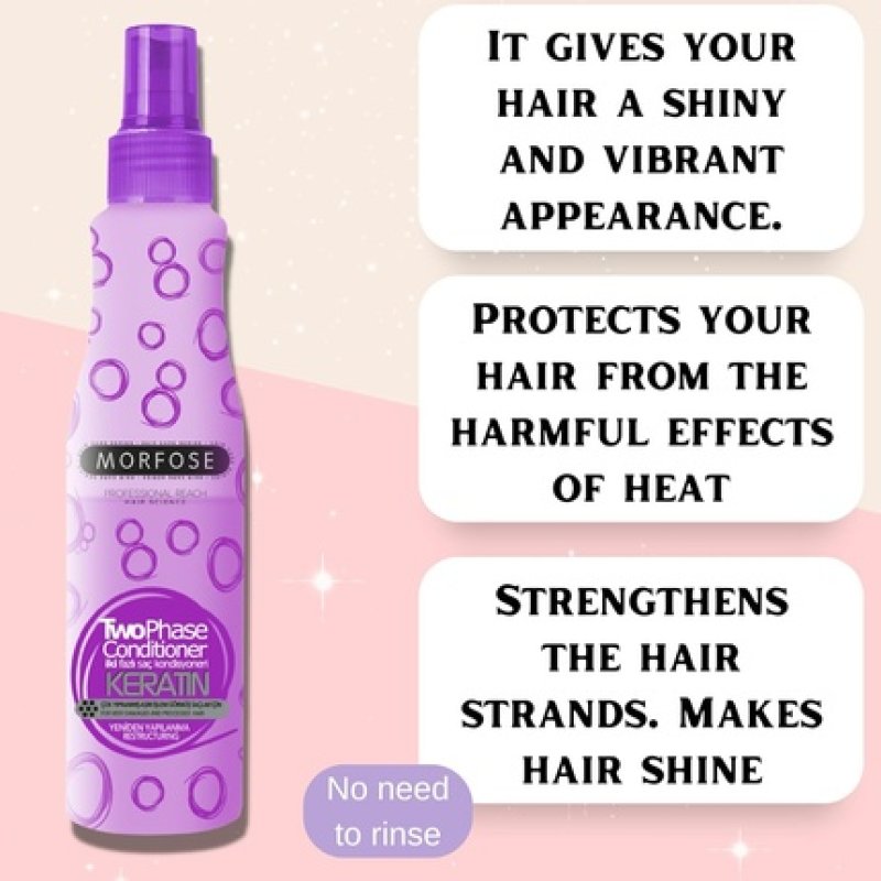 Morfose Keratin 2 Phase Conditioner Spray 220ml - Hair Care Conditioner