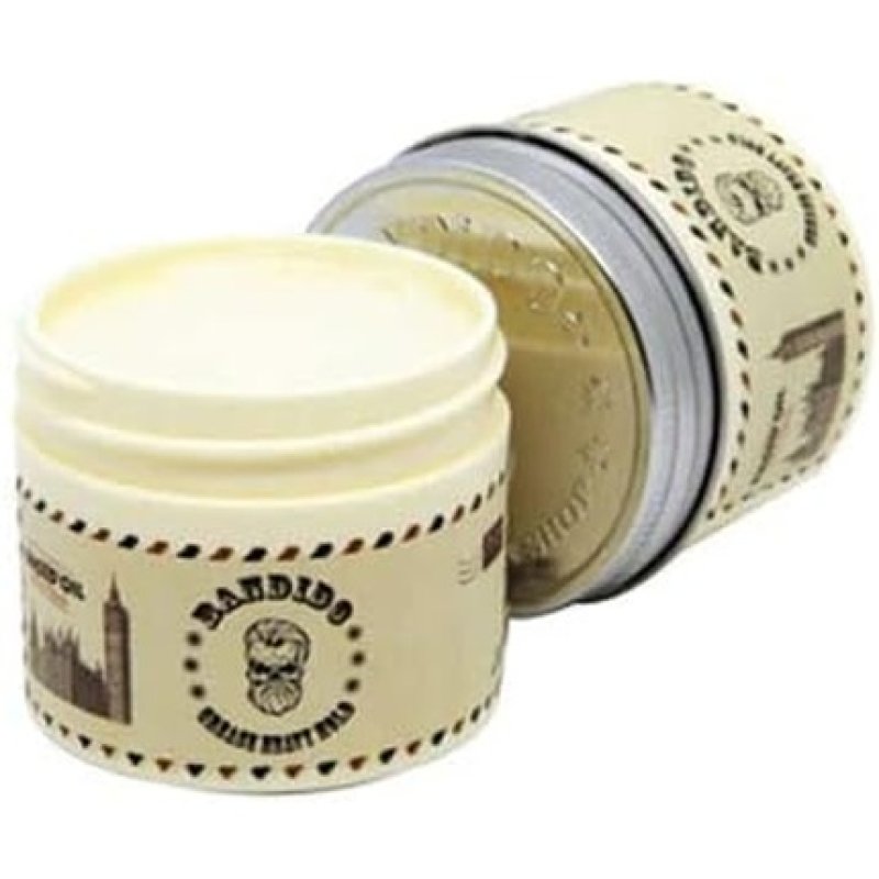 Bandido Hair Styling Pomade Wax Natural Shiny Look Strong Hold Grease Heavy Hold 125ml