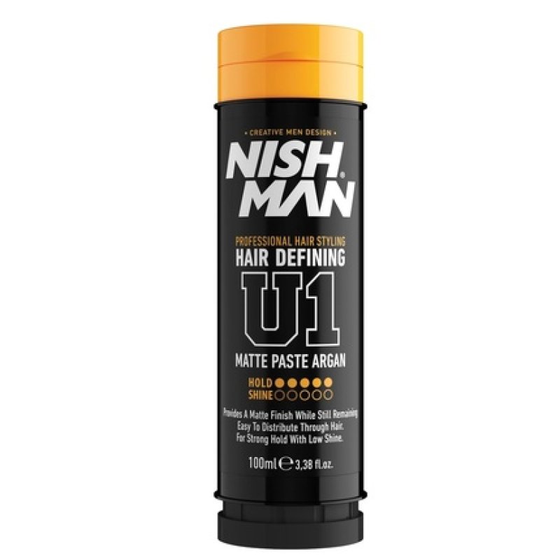 Nishman Hair Defining Matte Paste U1 Argan 100ml 3.4fl Oz