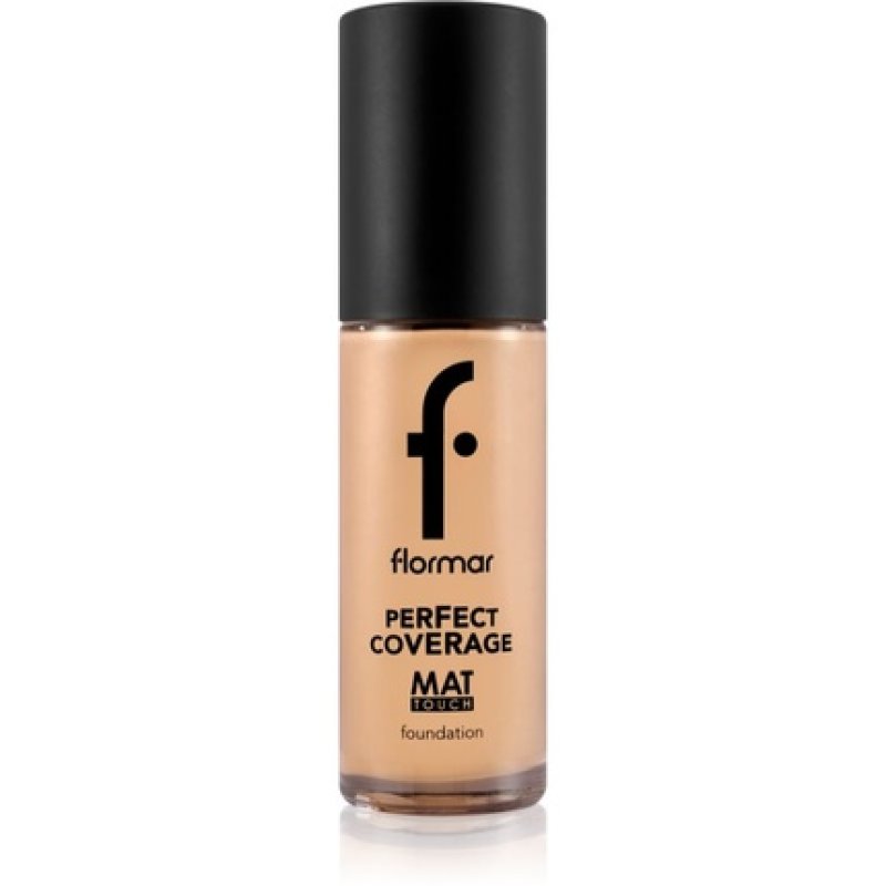 Flormar Perfect Coverage Mat Touch Foundation - 303 Classic Beige, 30 ml
