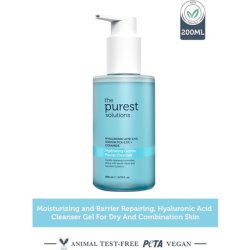 The Purest Solutions Hyaluronic Acid Sodium PCA Ceramide Hydrating Gentle Facial Cleanser 200ml
