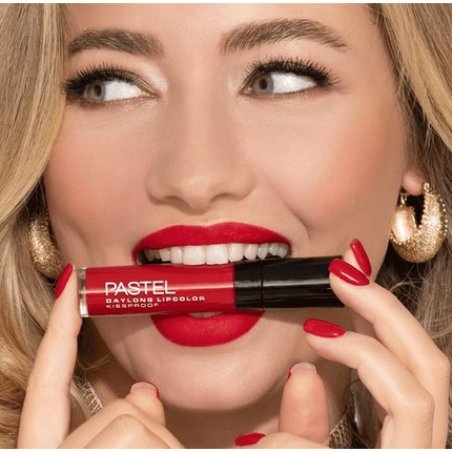 Pastel Daylong Matte Liquid Lipstick 9 Red Long-Lasting Waterproof Formula 0.25 fl.oz.