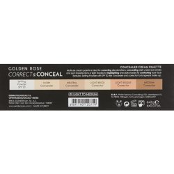 Golden Rose Cream Concealer Makeup Palette 6 Colors