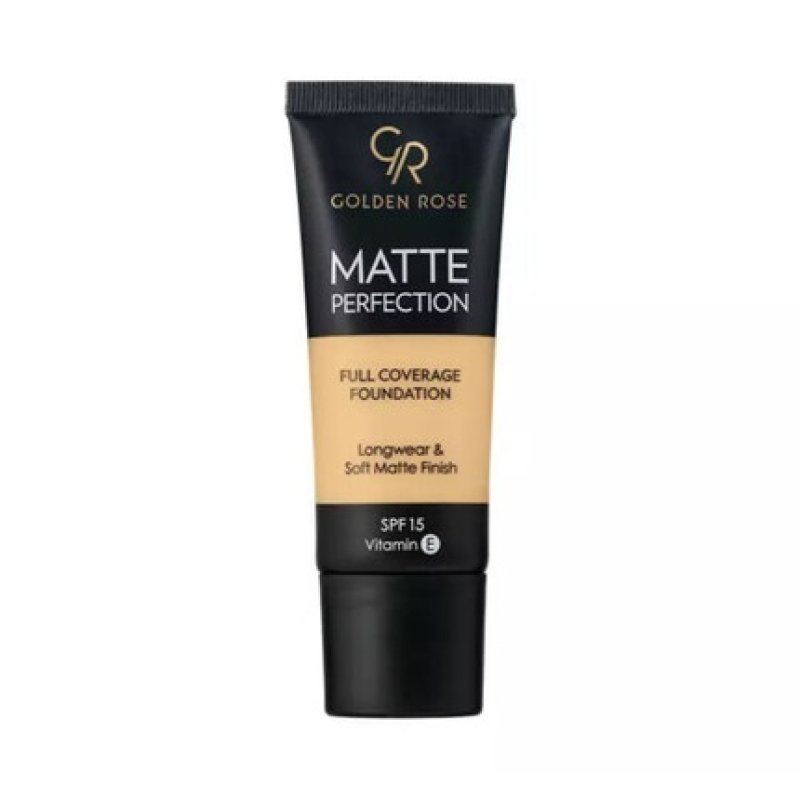 Golden Rose Matte Perfection Full Coverage Foundation SPF15 W3 35ml