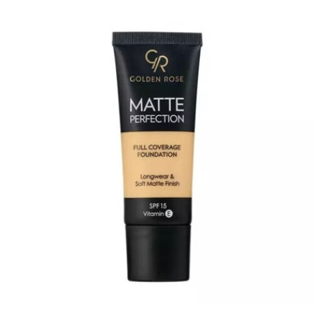 Golden Rose Matte Perfection Full Coverage Foundation SPF15 W3 35ml