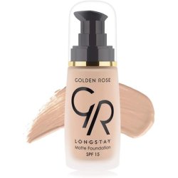 Golden Rose Matte Long Wear Oil Free Foundation with SPF 15 Cream 02