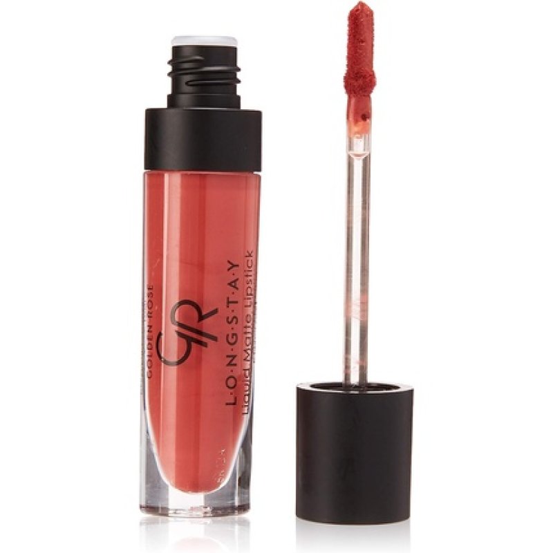 Golden Rose Creamy Longstay Liquid Matte Lipstick with Vitamin E and Avocado Oil Full Coverage 5.5ml - Shade 19