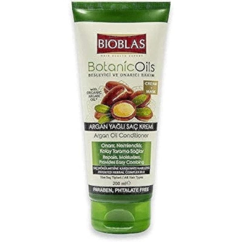 BIOBLAS Argan Oil Conditioner Hair Care Suitable for All Hair Types Repair from Hairline to Tip 250ml