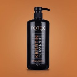 Totex Hair Keratin Shampoo Premium Hair Care 750ml Hydrating and Nourishing Deep Moisturising Quick Repair of Damaged