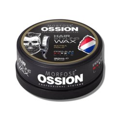 Morfose Barber Wax 5.30 Ounce Extra Hold Premium Hair Styling Wax for Men Natural Shine Easy Application Ideal for