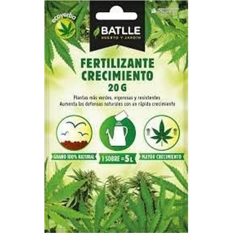 Fertilizing Battle EcoYerba Growth On For