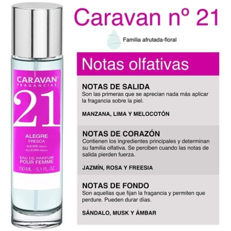 CARAVAN FRAGANCIAS nº 21 Eau de Parfum Spray for Women 150ml