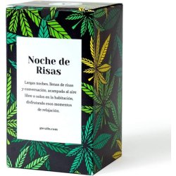 GOVALIS Scented Candle Night Laughter 100% Natural Soy Wax 100 Hours Large Scented Candle in Glass Cannabis Marijuana