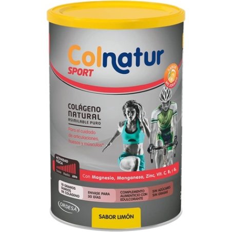 COLNATUR Sport Hydrolyzed Collagen Lemon Flavor 360g Powder