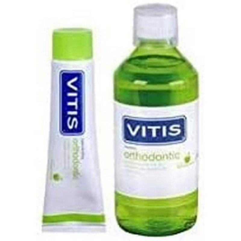 Vitis Orthod Pack Toothpaste 100g and Mouthwash 500ml