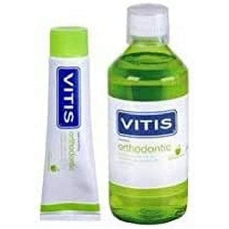 Vitis Orthod Pack Toothpaste 100g and Mouthwash 500ml