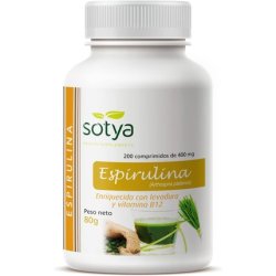 Sotya Spirulina VIT B12 400mg 200 Tablets
