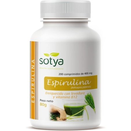 Sotya Spirulina VIT B12 400mg 200 Tablets