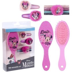 Cerdá Life's Little Moments Hair Accessories Set for Girls 8-Piece Hair Jewelry Set by Minnie Mouse Official Disney