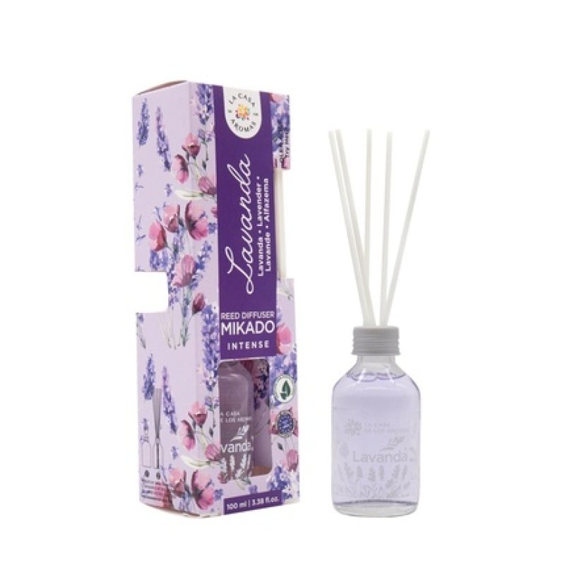 La Casa De Los Aromas Mikado Intense Lavender Scented Sticks 100ml