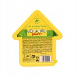 La Casa De Los Aromas Citronella Power Gel Air Freshener With Lemon Grass Scent 100g