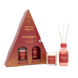 La Casa De Los Aromas Scented Sticks Red Fruits 95ml And Scented Candle Red Fruits 120g