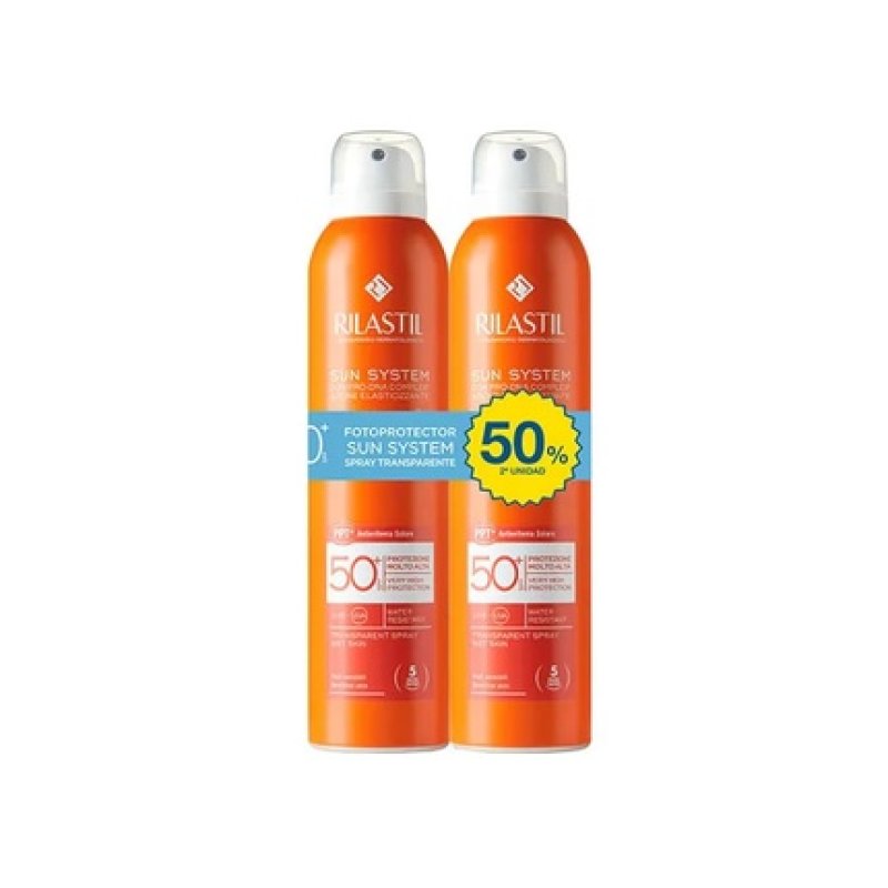 Rilastil Rilastil Sun System Dry Touch Spray Spf 50 2x200ml