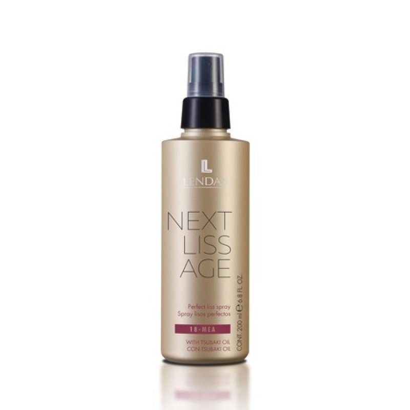 LENDAN Next Liss Age Smooth Spray 200ml Heat Protection Smooth Hair for up to 10 Weeks Seals the Cuticle Against Frizz