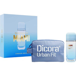 Dicora Urban Fit Miami Eau De Toilette Cosmetic Bag Set For Women