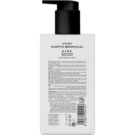 Vicky Martin Berrocal Alba Body Lotion 240ml - Hydrating Body Milk with Notes