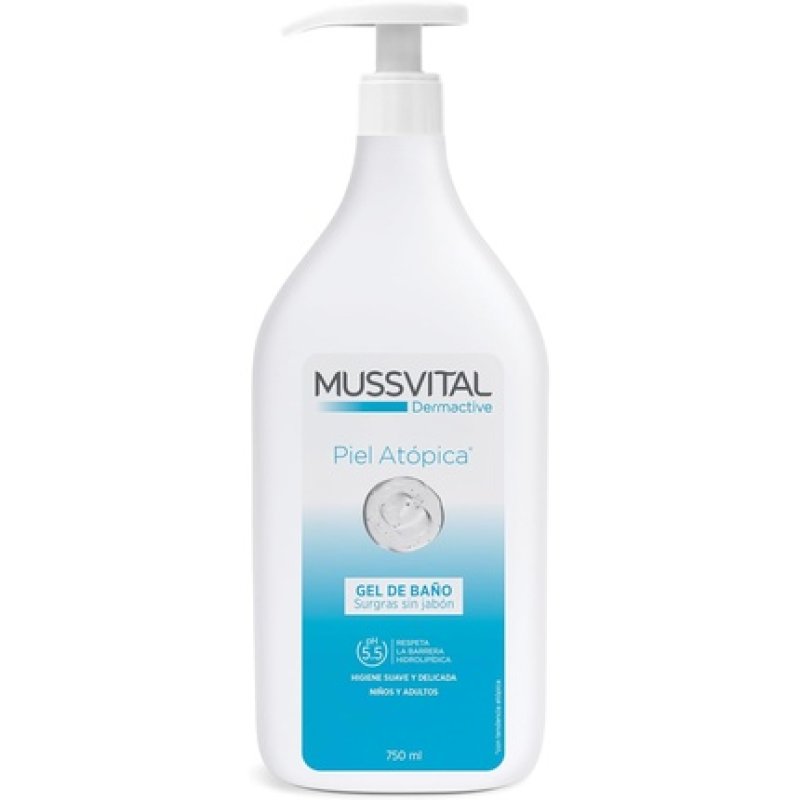 Mussvital Dermactive Gel Bath for Atopic Skin 750ml