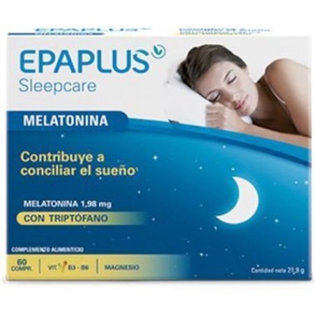 Epaplus Sleepcare Melatonina Y Tripta3fano 60 Ca!Psulas