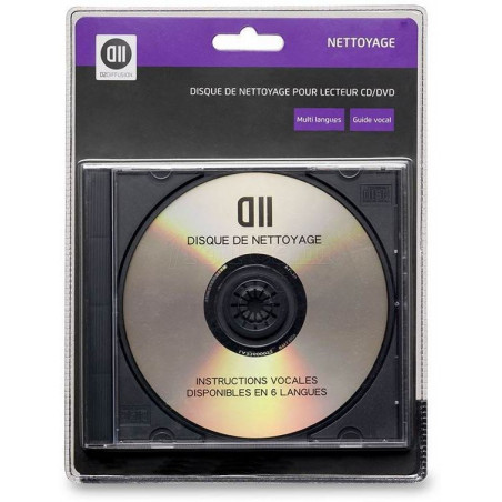 Nettoyant pour lecteurs CD et DVD D2 Diffusion compatible