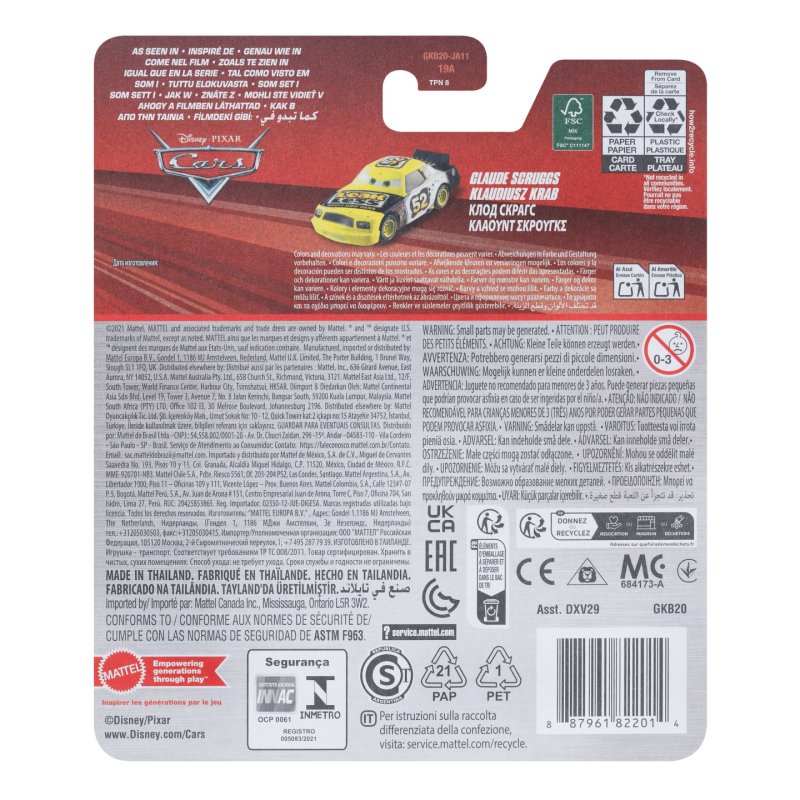 Cars 3 - Die Cast - Claude Scruggs