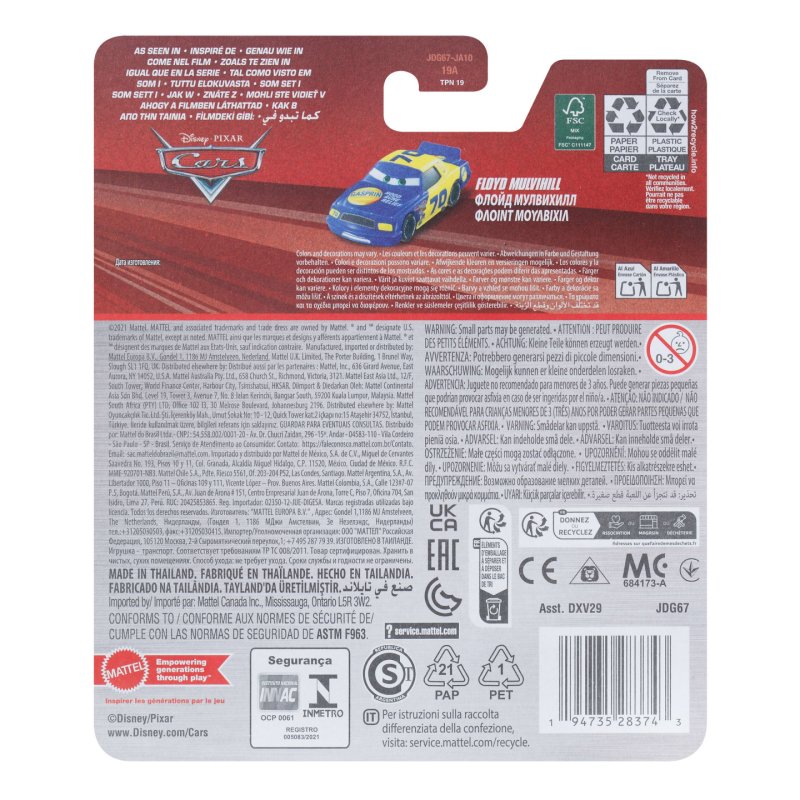 Cars 3 - Die Cast - Floyd Mulvihill