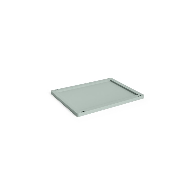 HAY - Colour Crate Plastic Lid M (Sage Green)