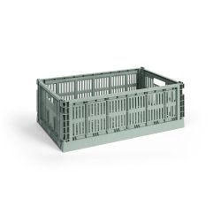 HAY - Colour Crate L Storage Crate (Sage Green)