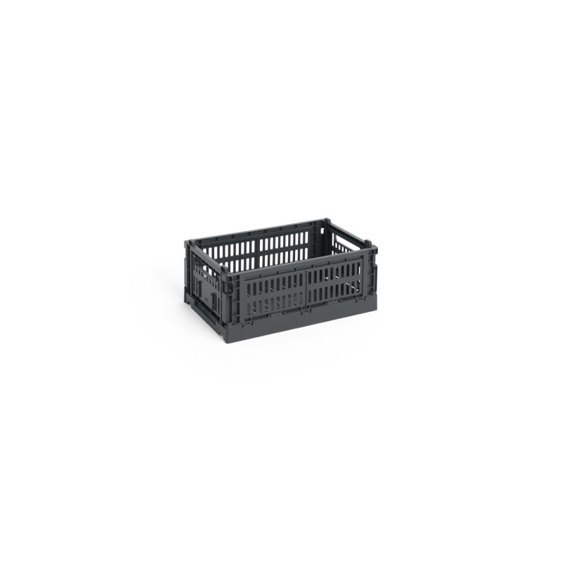 HAY - Colour Crate S Storage Crate (Charcoal)